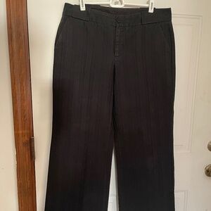 Vintage GAP wide leg Pants Black Cotton